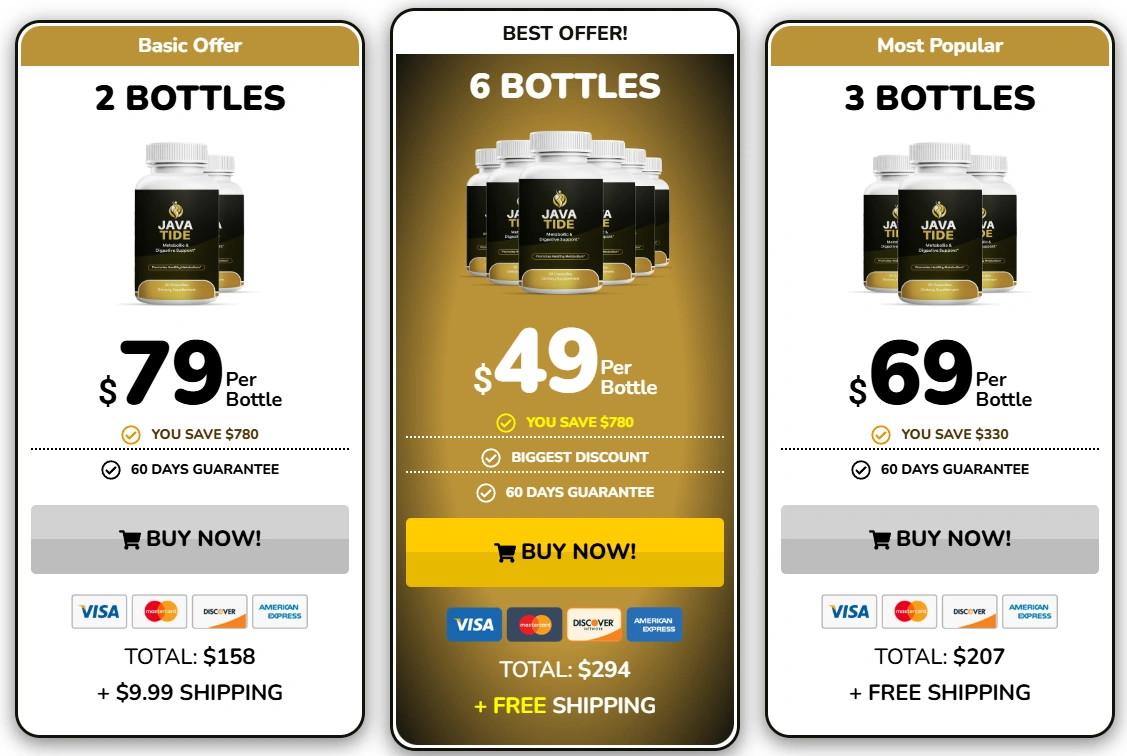 JavaTide  Pricing Details